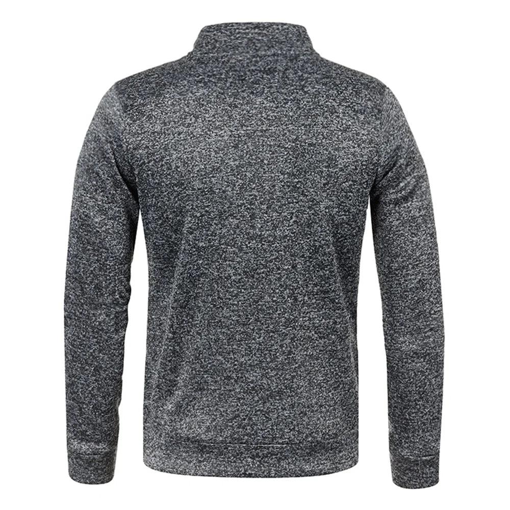 Men's Fleece Half Zip Pullover Jumper