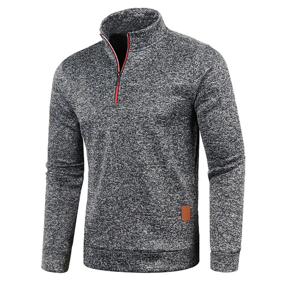 Men's Fleece Half Zip Pullover Jumper