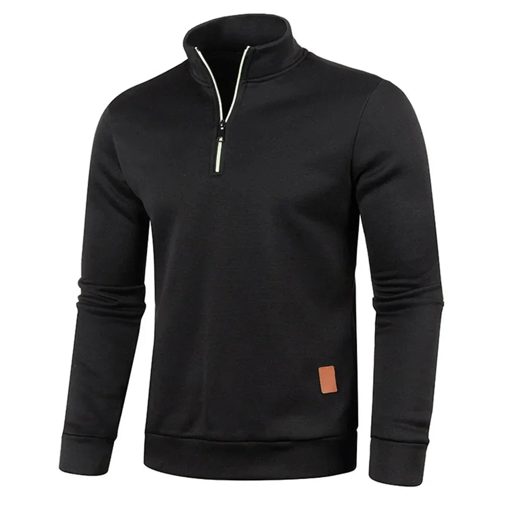 Men's Fleece Half Zip Pullover Jumper