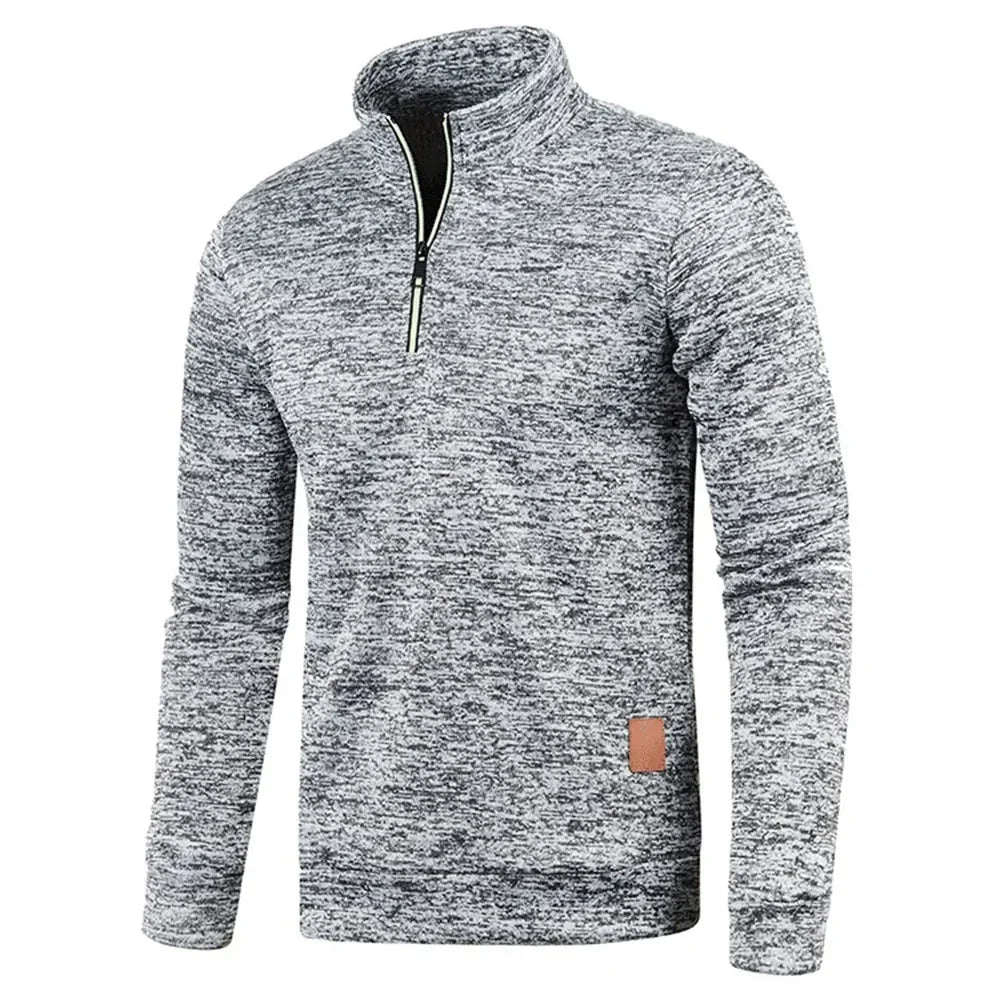 Men's Fleece Half Zip Pullover Jumper