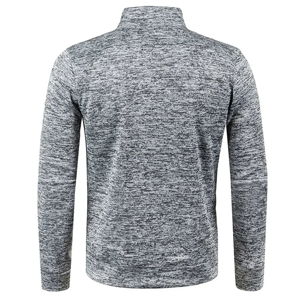 Men's Fleece Half Zip Pullover Jumper