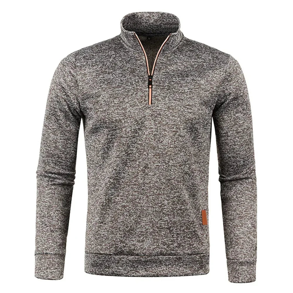 Men's Fleece Half Zip Pullover Jumper