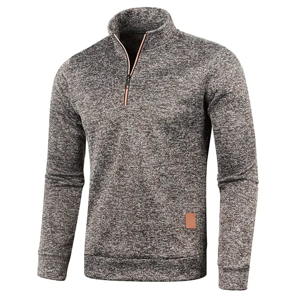 Men's Fleece Half Zip Pullover Jumper