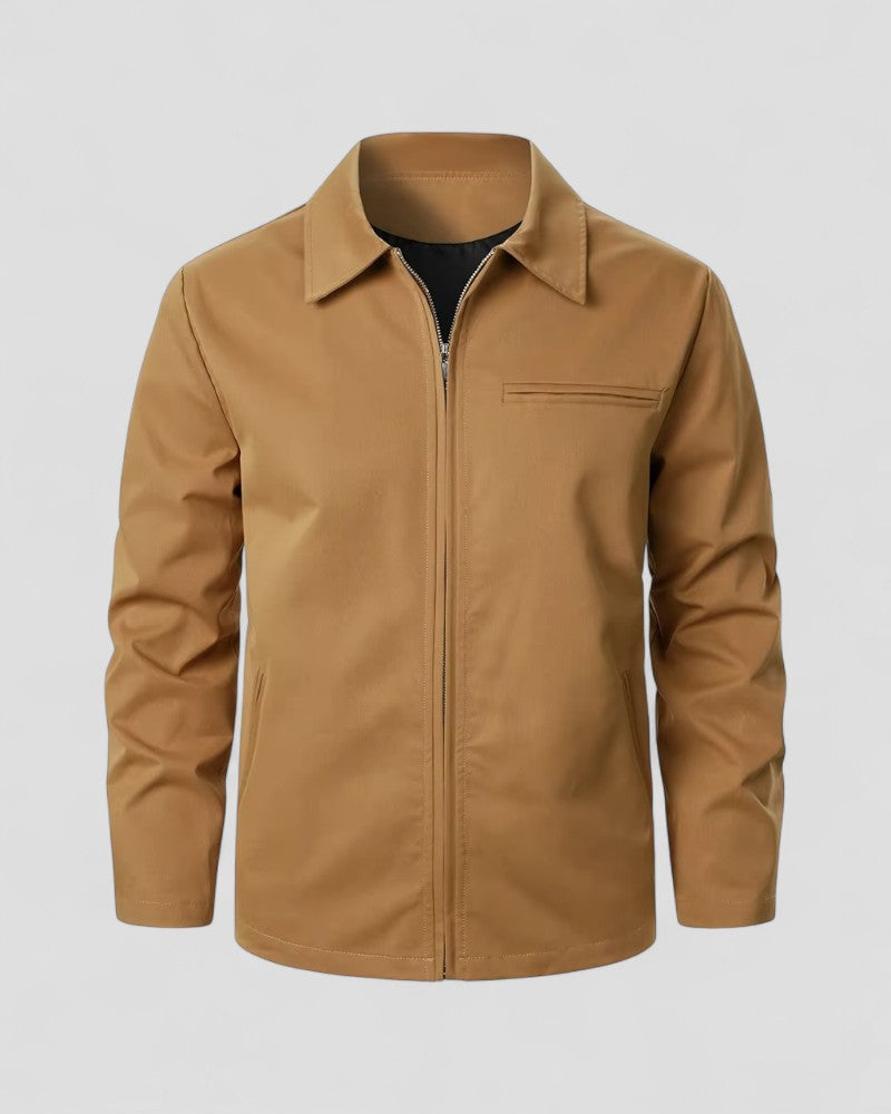 Men's Zip Up Windproof Jacket Street Style
