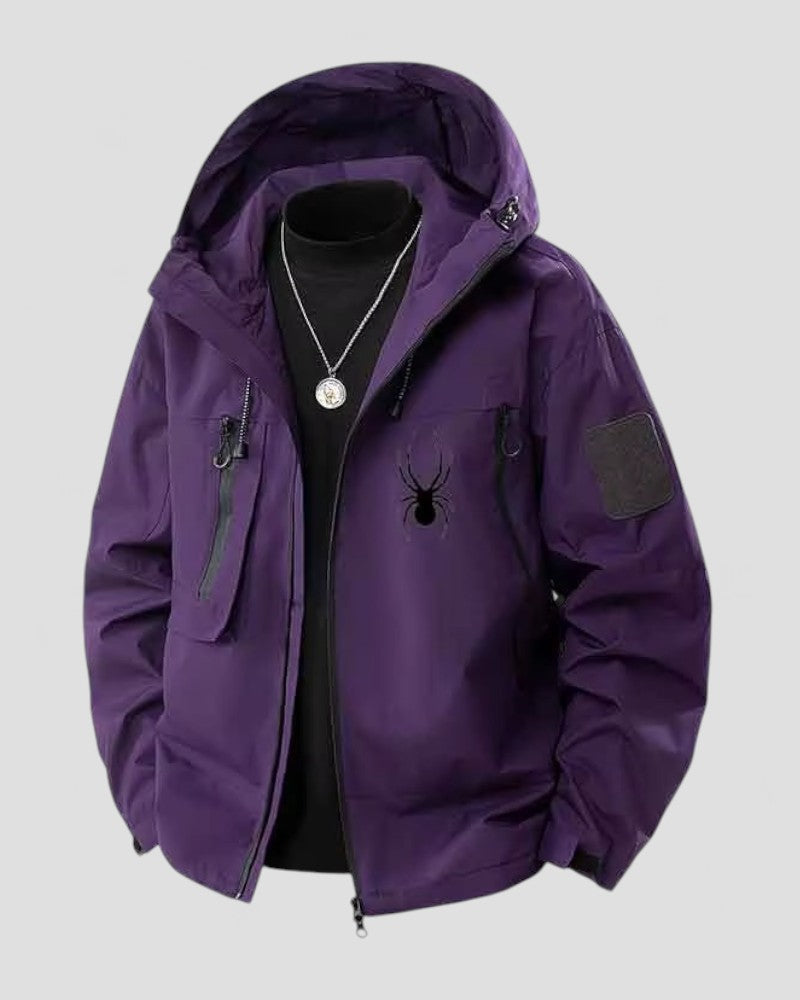 Men's Hooded Windbreaker Jacket Lightweight