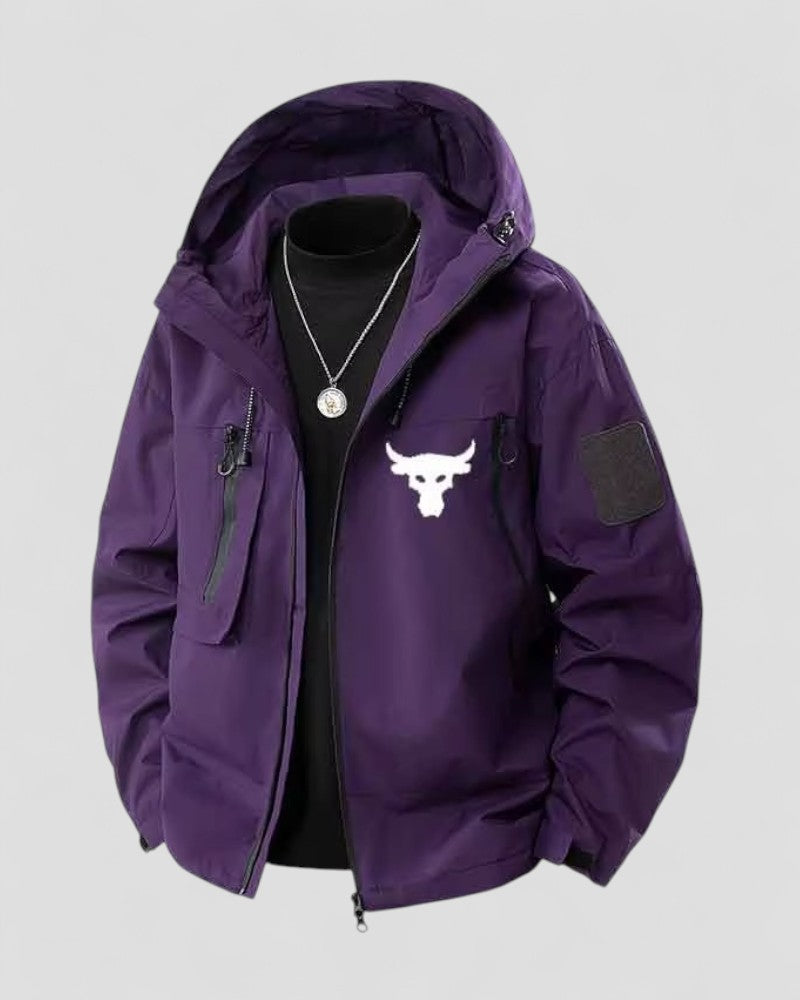 Men's Lightweight Hooded Jacket Windproof Casual Outdoor