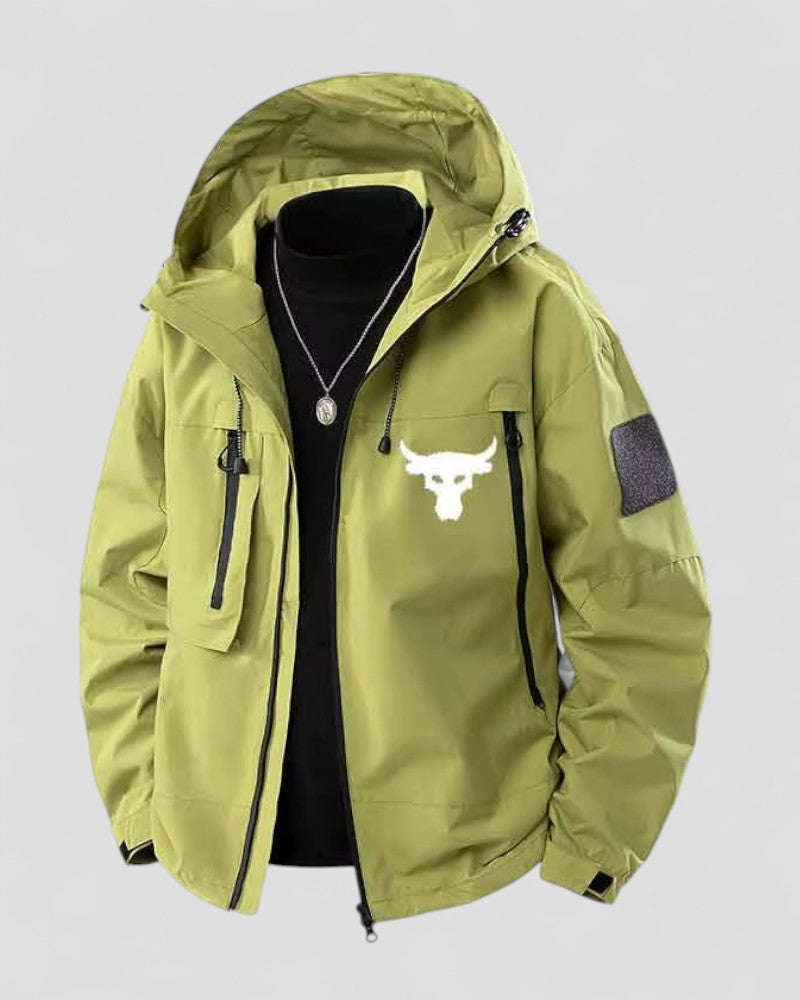 Men's Lightweight Hooded Jacket Windproof Casual Outdoor