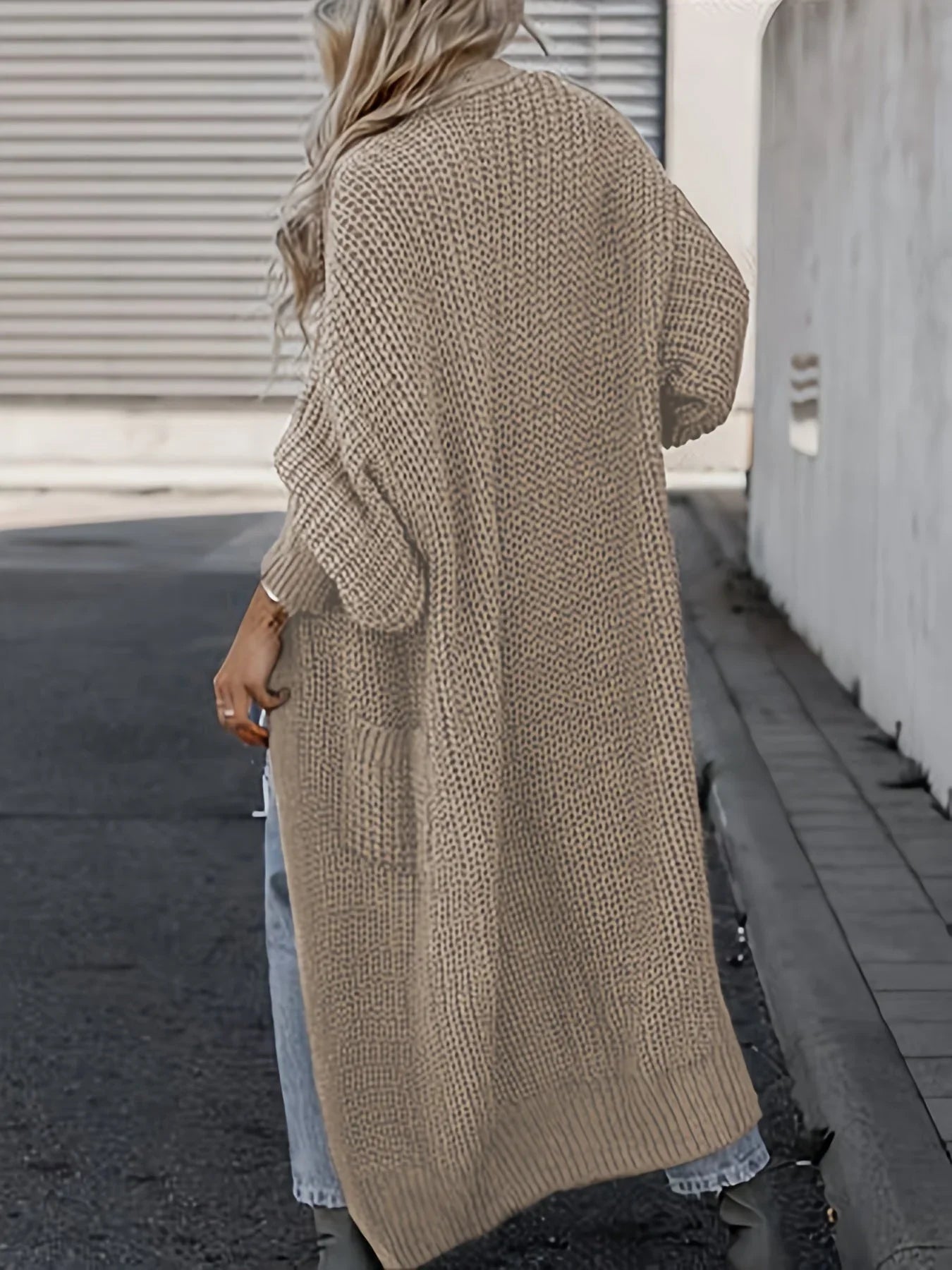 Women's Knit Cardigan with Pockets for Casual Everyday Wear