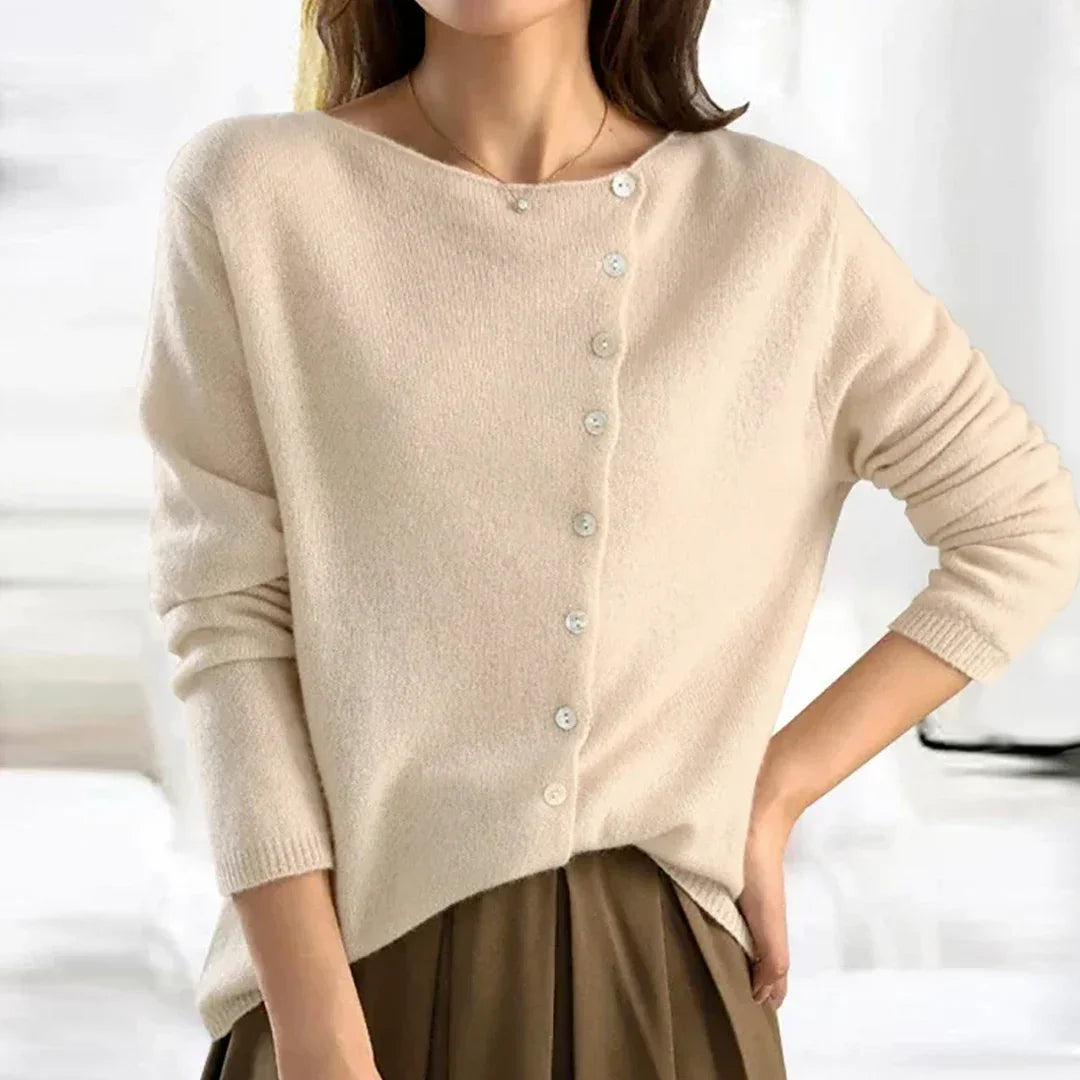 Women's Button-Up Sweater Knit