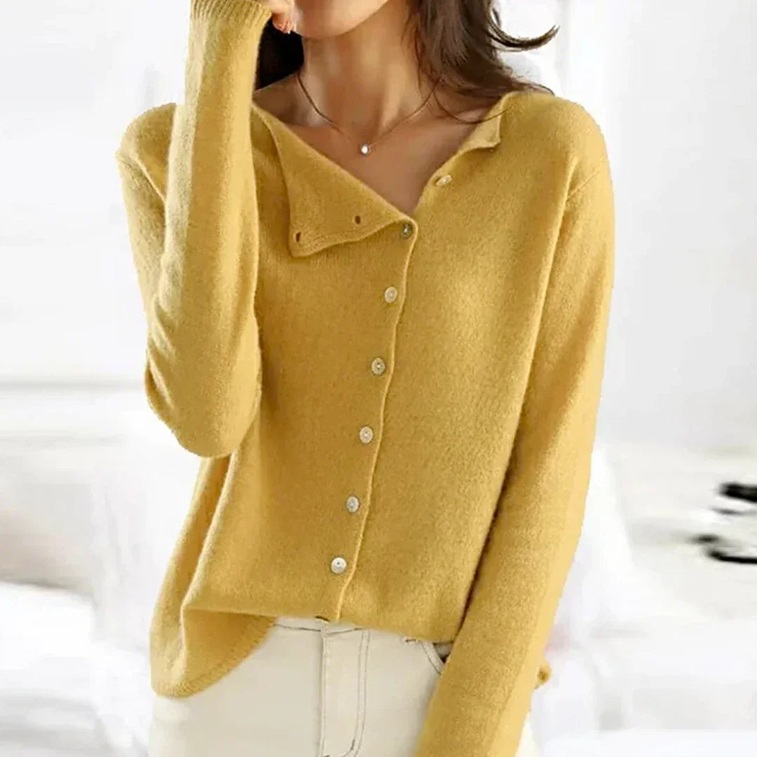 Women's Button-Up Sweater Knit
