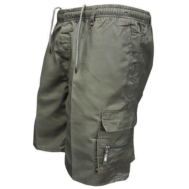 Men's Cargo Shorts with Zipper Pockets