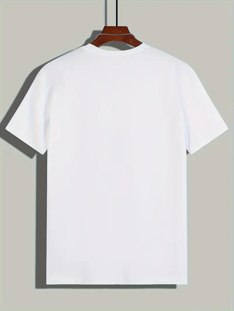 Men's Color Block T-Shirt Crew Neck Short Sleeve