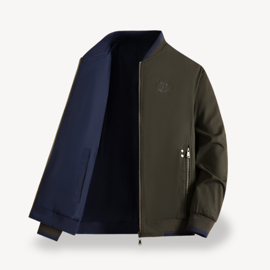 Men's Reversible Bomber Jacket Spring Harrington