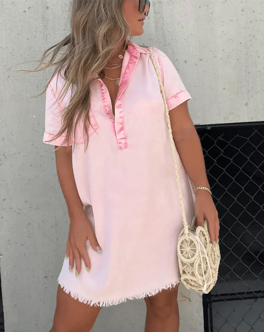 Women's Denim Shirt Dress