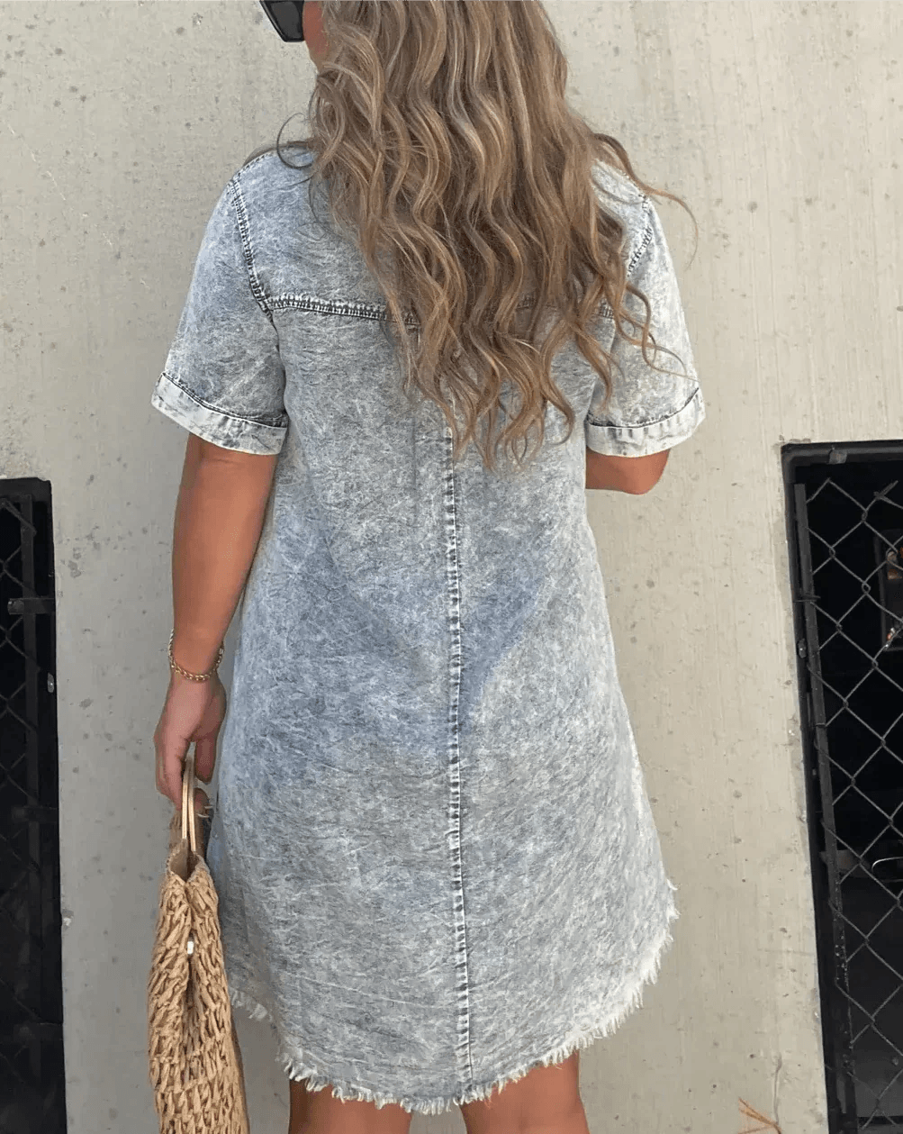 Women's Denim Shirt Dress