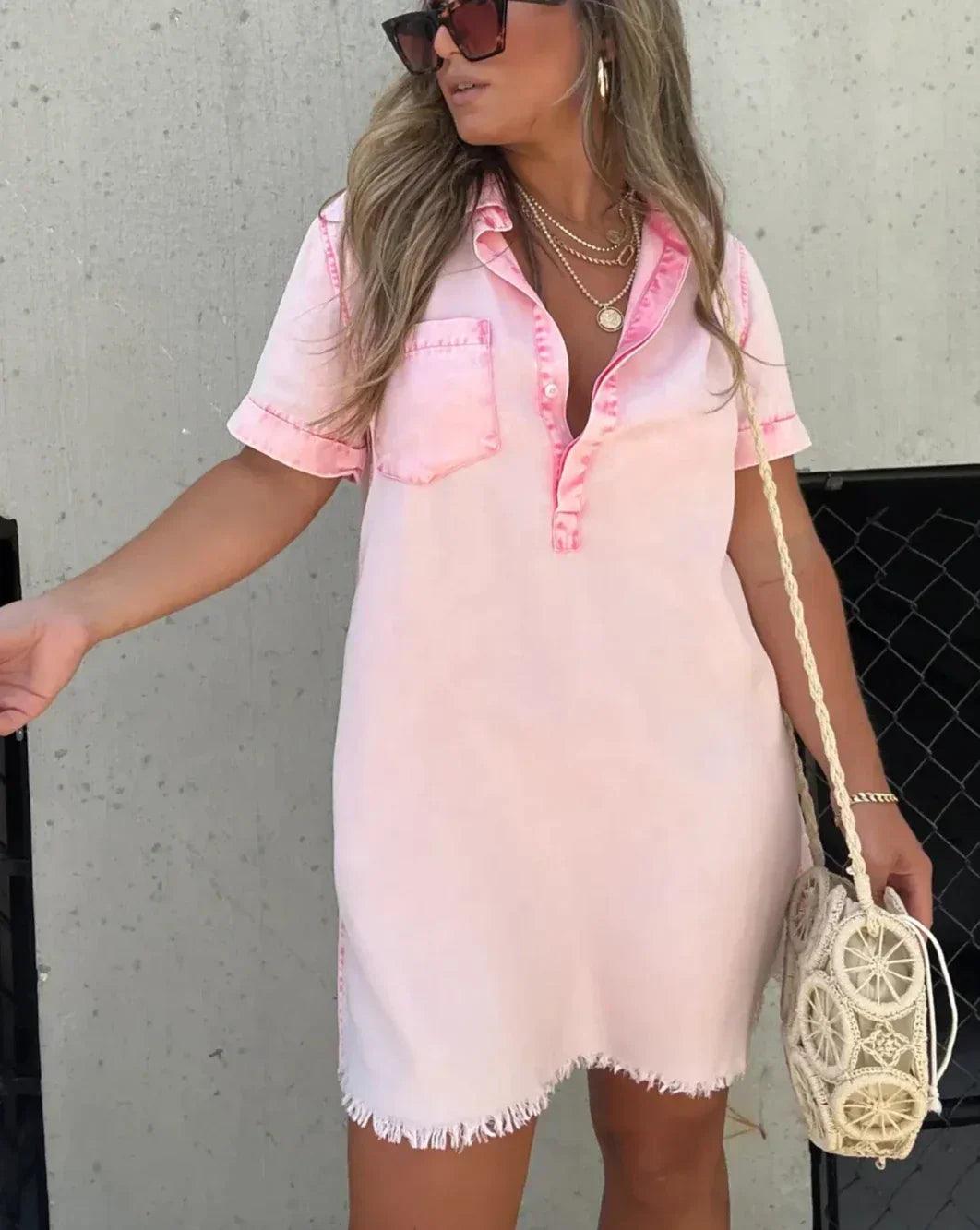 Women's Denim Shirt Dress