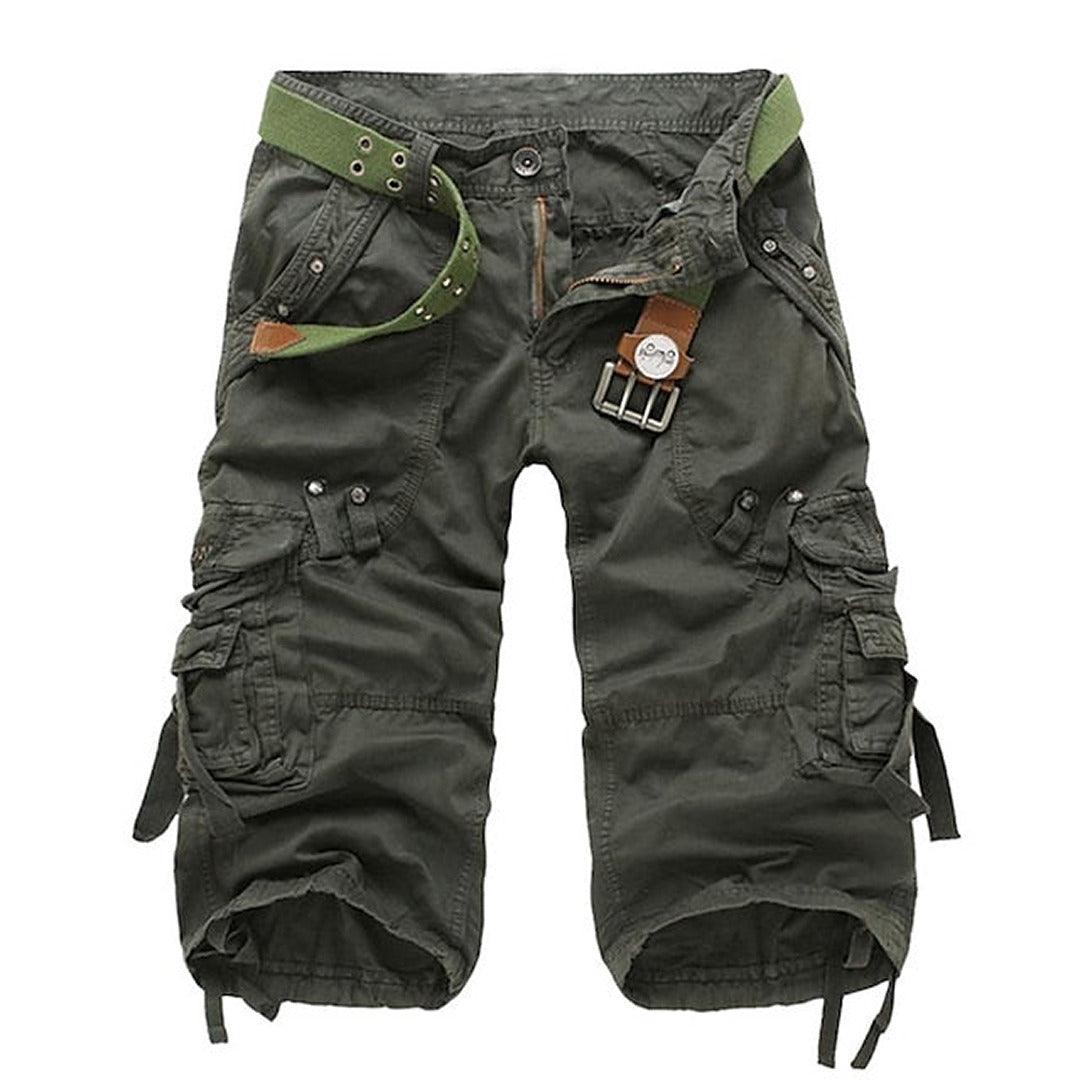 Women's Cargo Capri Pants Oak Fabric