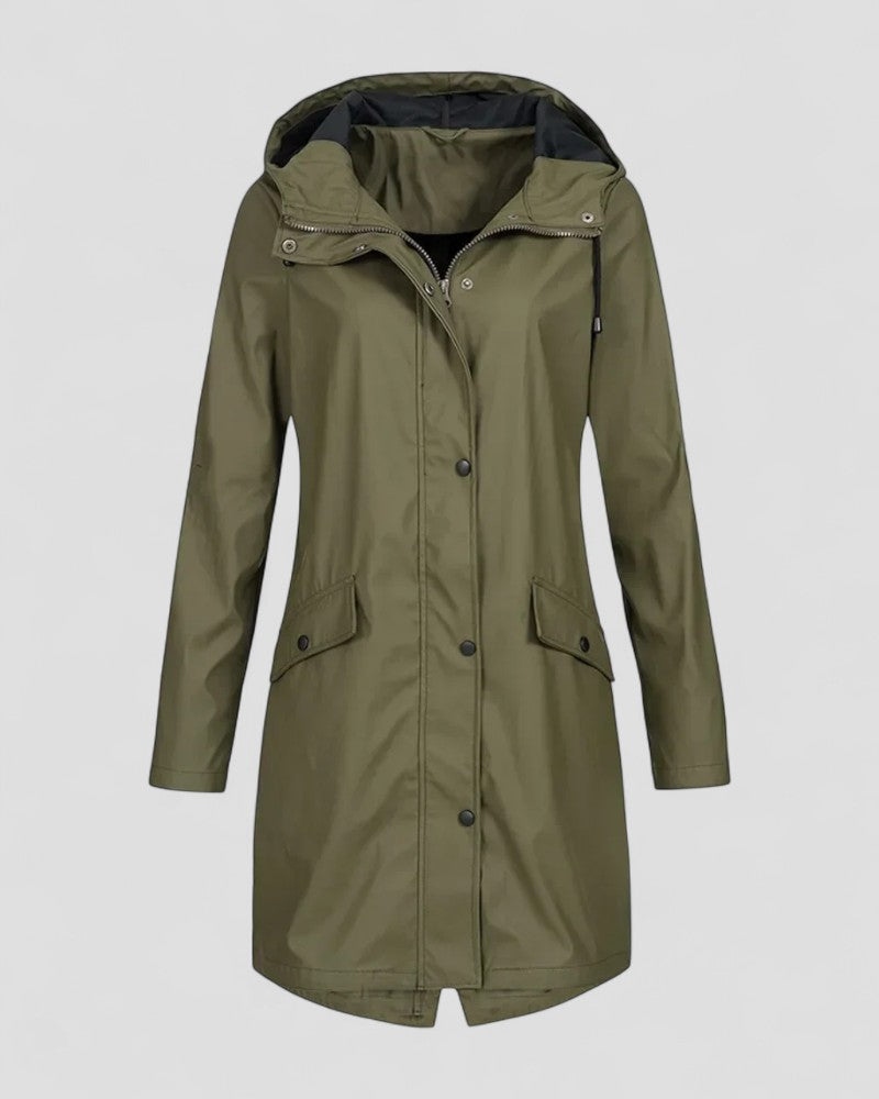 Women's Hooded Waterproof Rain Jacket