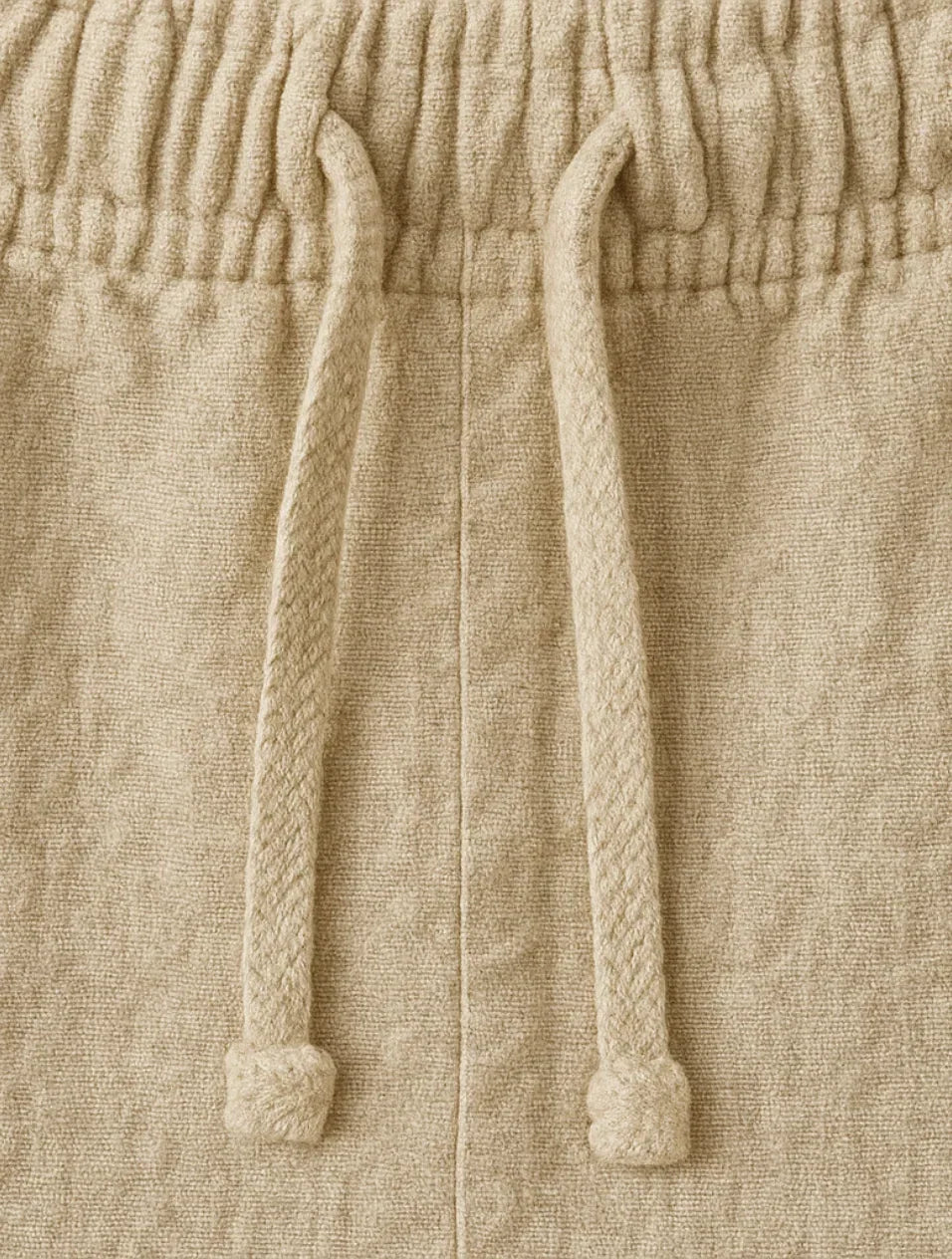 Men's Linen Shorts Old Money Beige