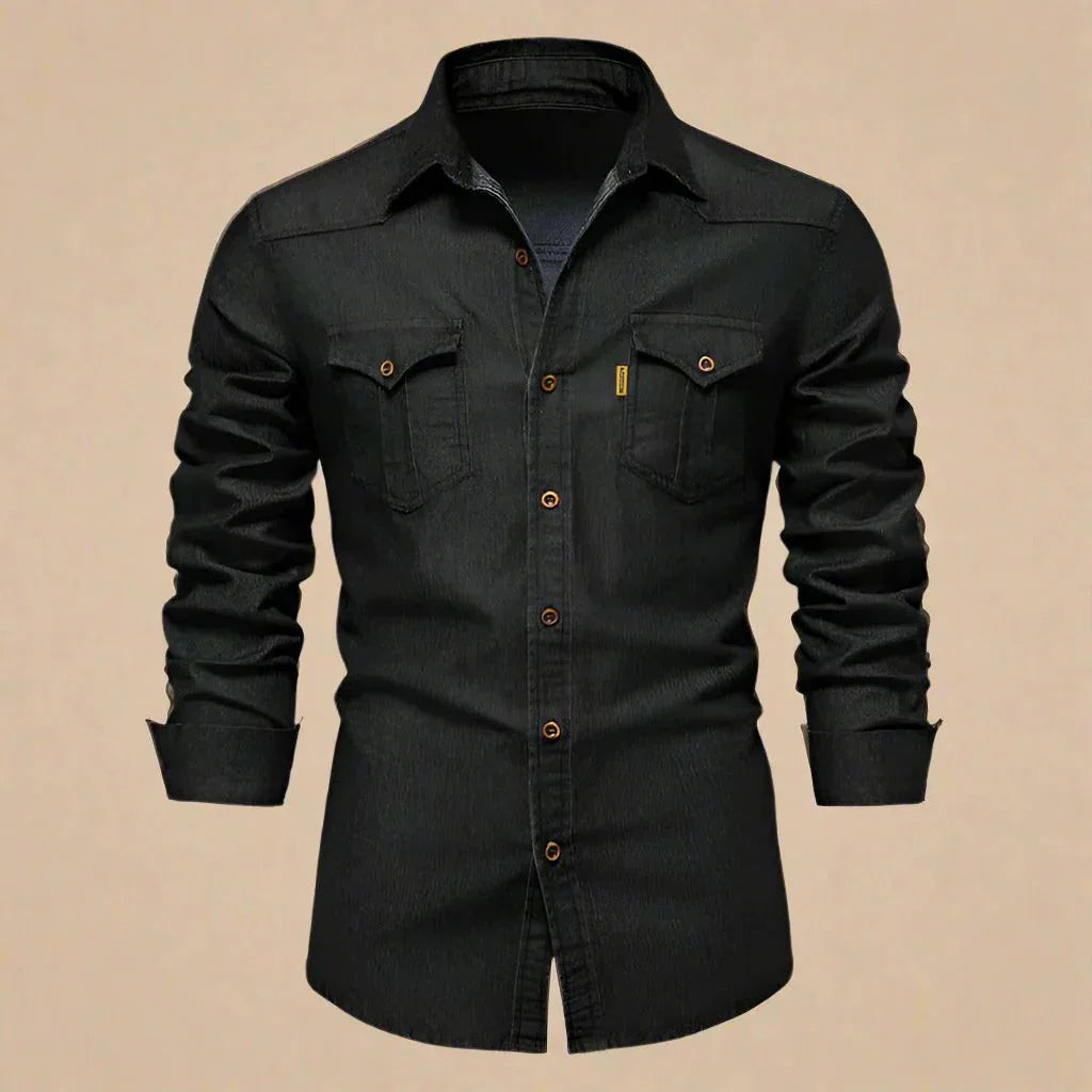Men's Denim Shirt Classic Fit