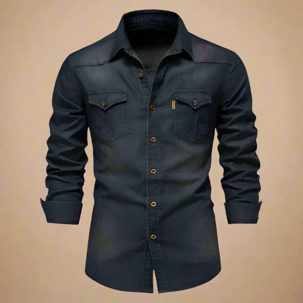 Men's Denim Shirt Classic Fit