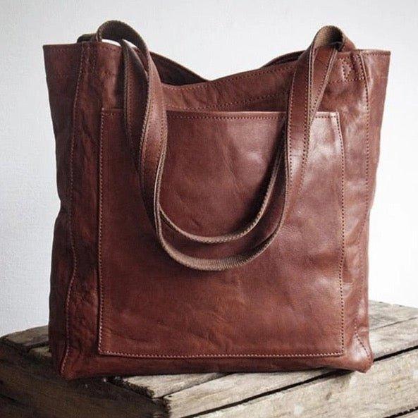 Women's Leather Shoulder Bag Stylish - northernnomad