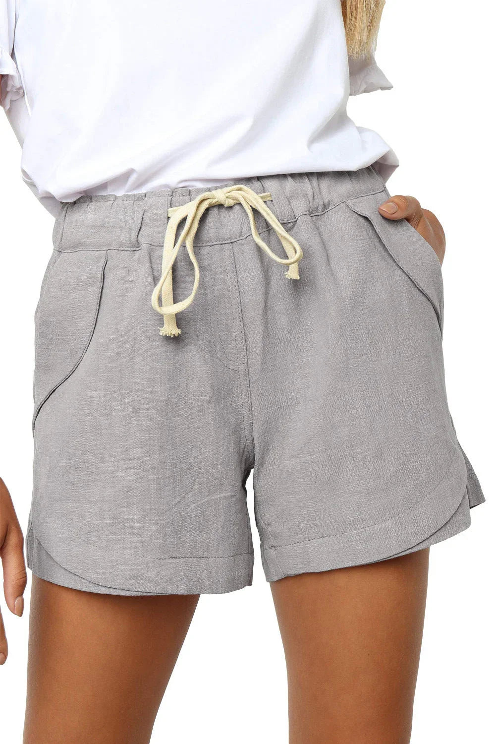 Women's High Waist Loose Fit Shorts