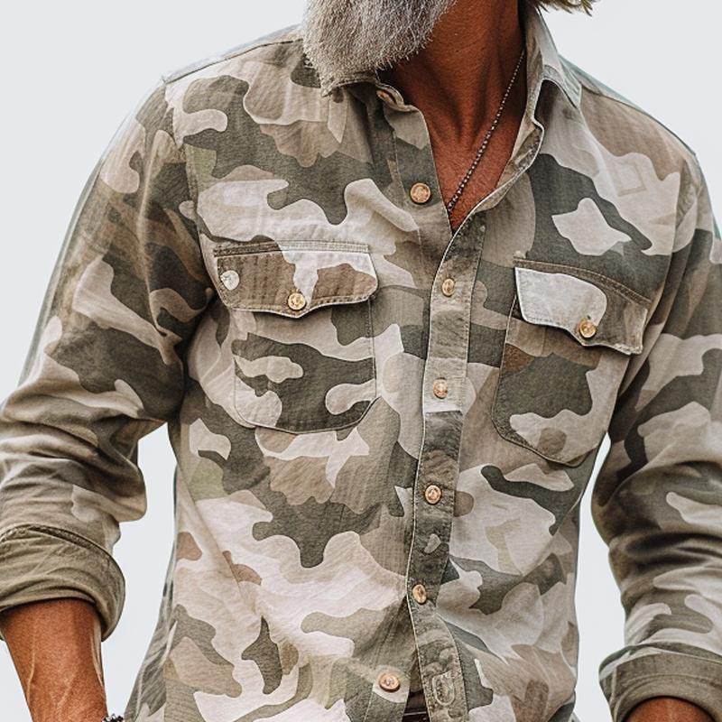 Men's Military Style Shirt
