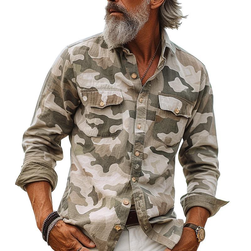Men's Military Style Shirt
