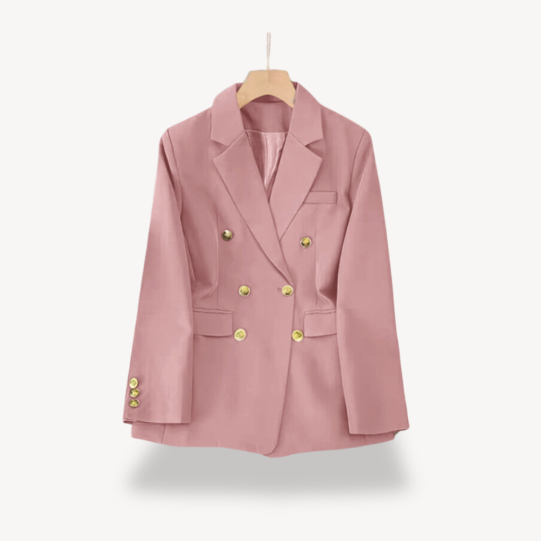 Women's Double-Breasted Blazer Classic Style