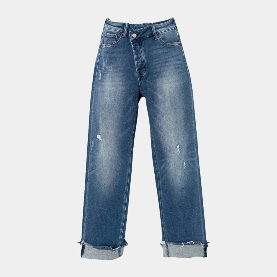 Women's Casual Denim Jeans Comfortable Fit