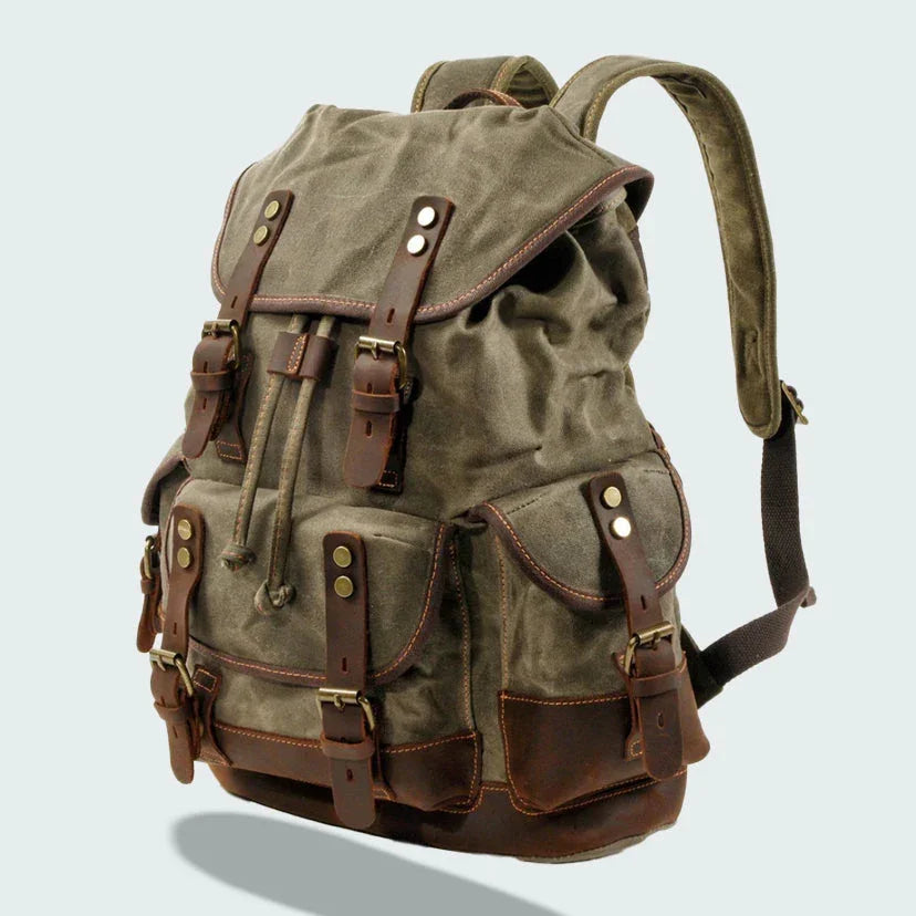 Men's Adventure Backpack Water-Resistant Nylon