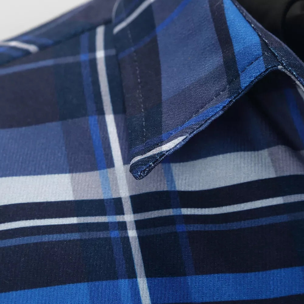 Men's Casual Flannel Shirt Thick Fabric Timeless Style