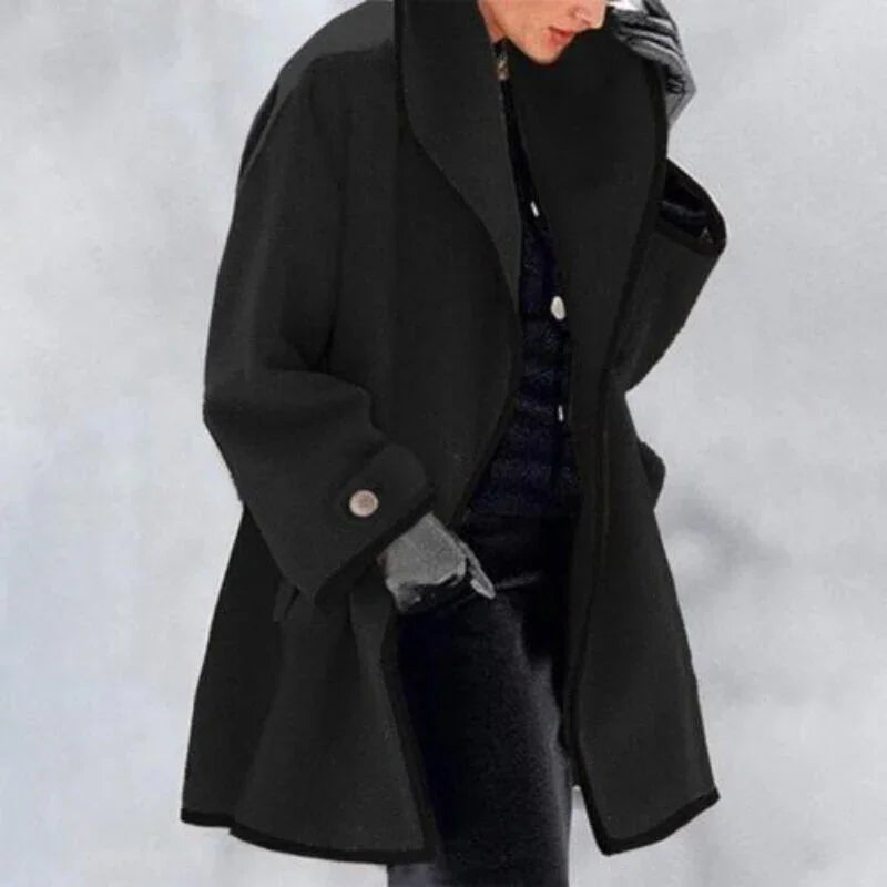 Women's Double Button Winter Trench Coat Elegant