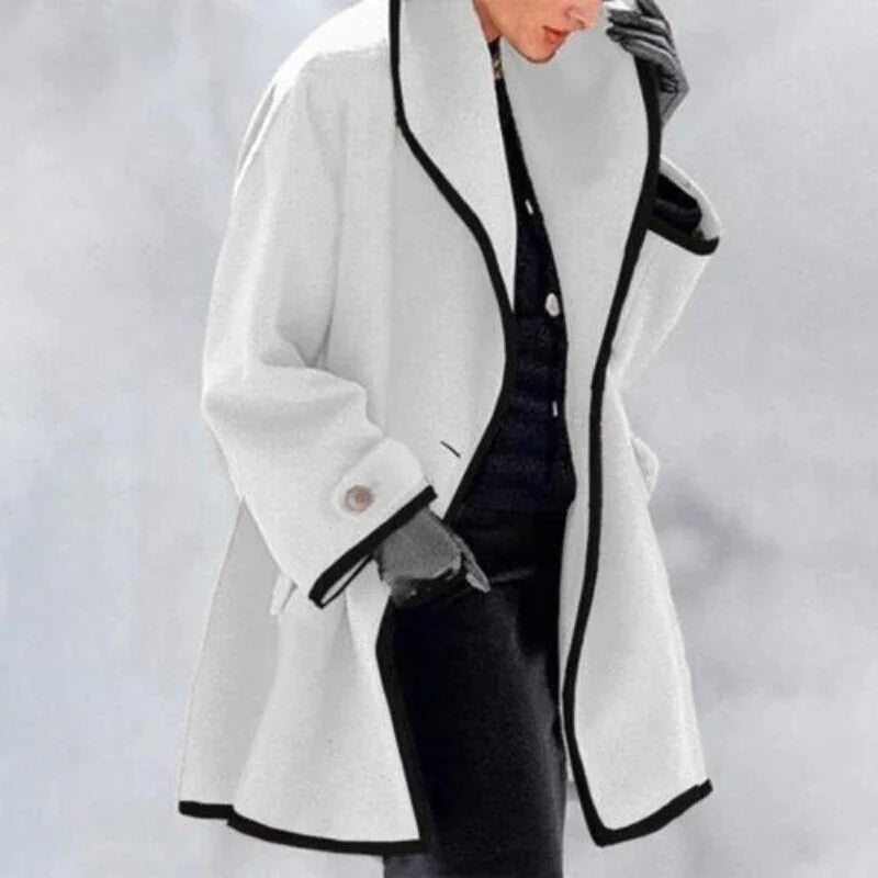 Women's Double Button Winter Trench Coat Elegant