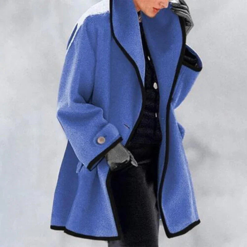 Women's Double Button Winter Trench Coat Elegant