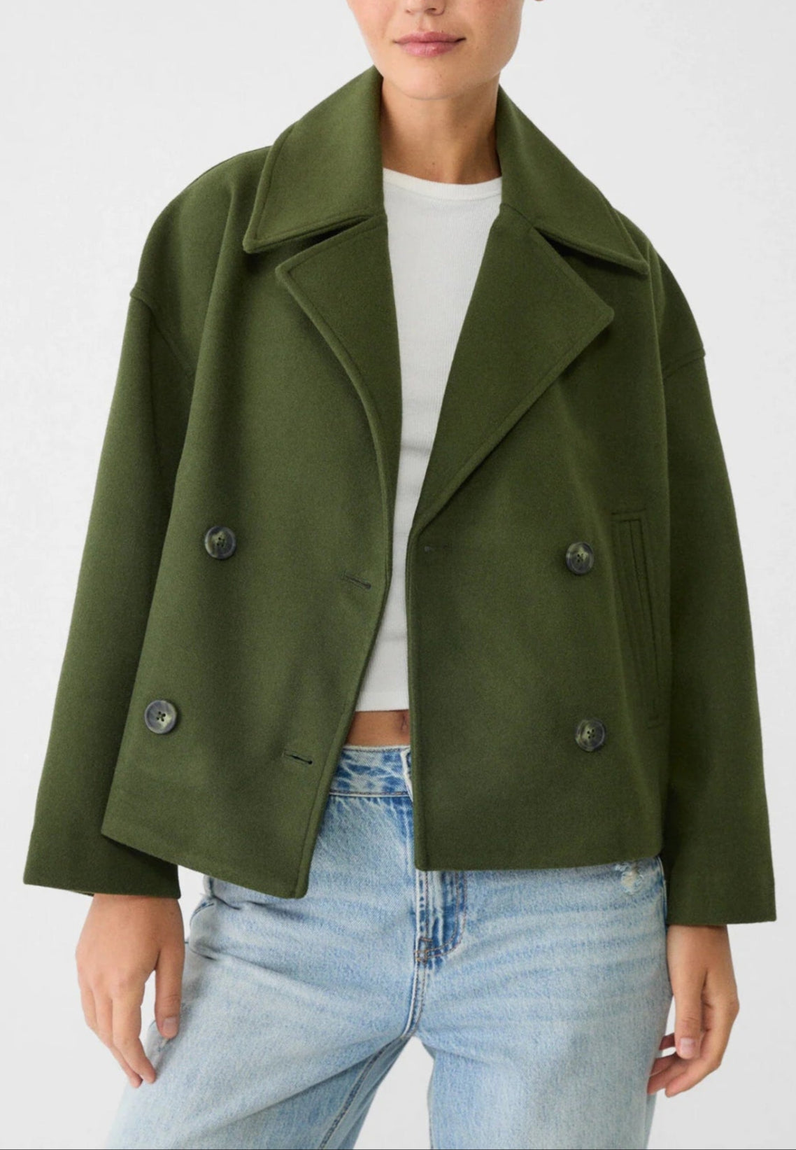 Women's Short Double-Breasted Blazer