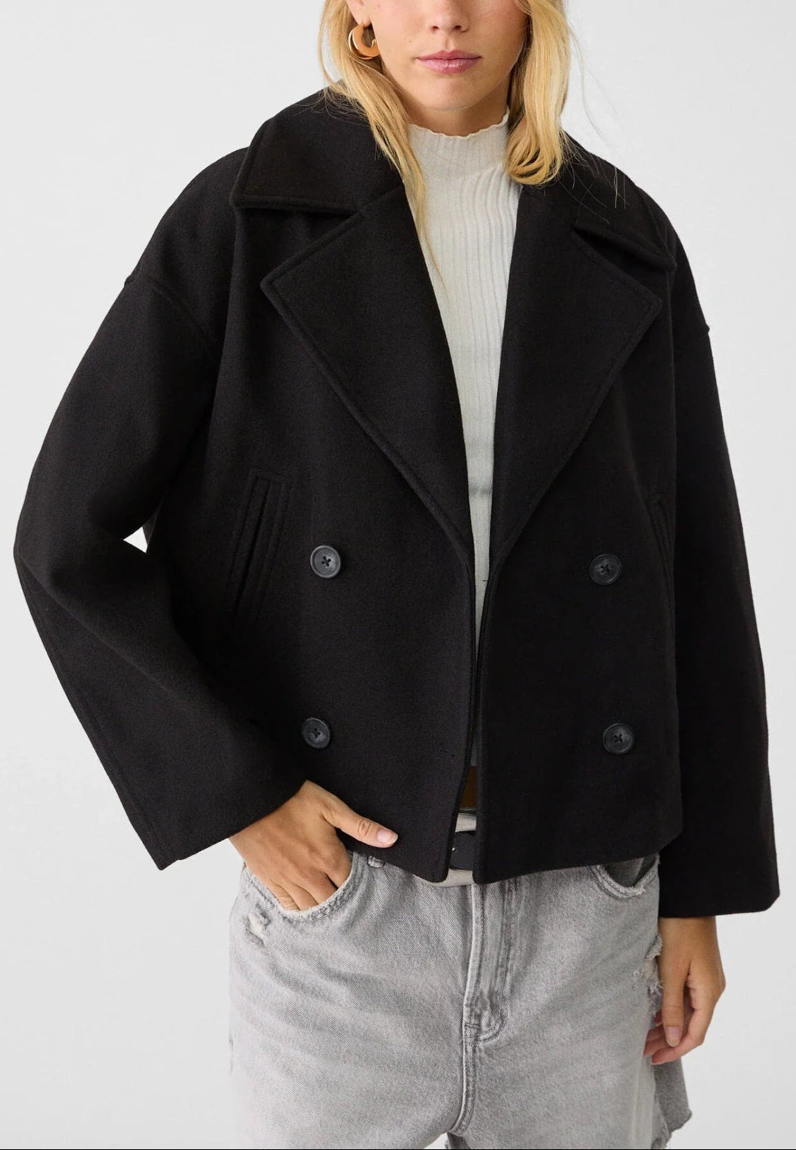 Women's Short Double-Breasted Blazer