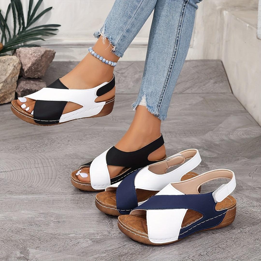 Women's Open Toe Sandals Leather