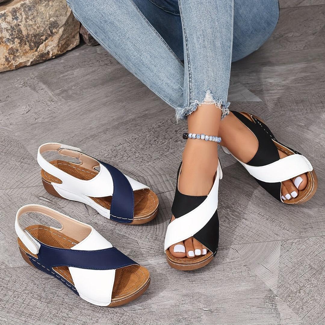Women's Open Toe Sandals Leather