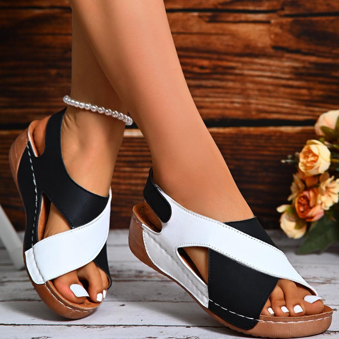 Women's Open Toe Sandals Leather
