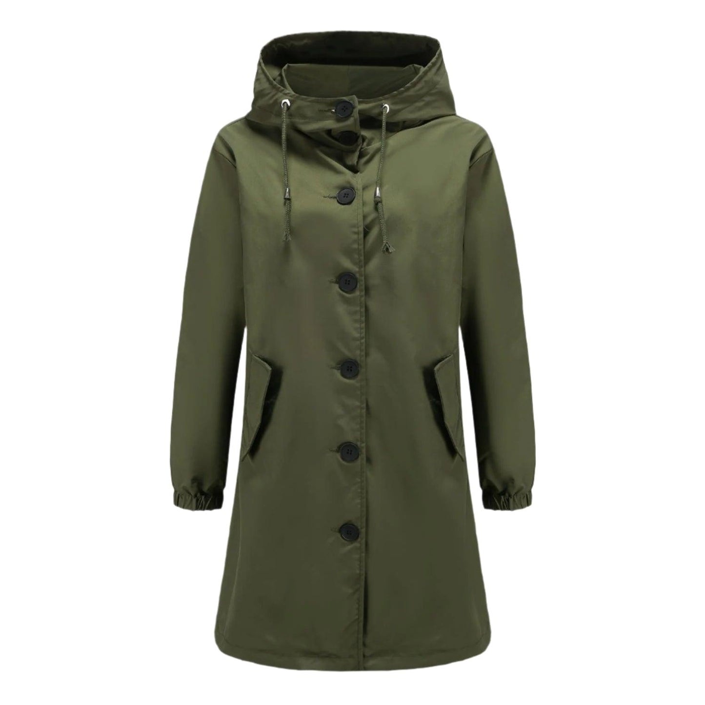 Women's Lightweight Waterproof Hooded Rain Jacket