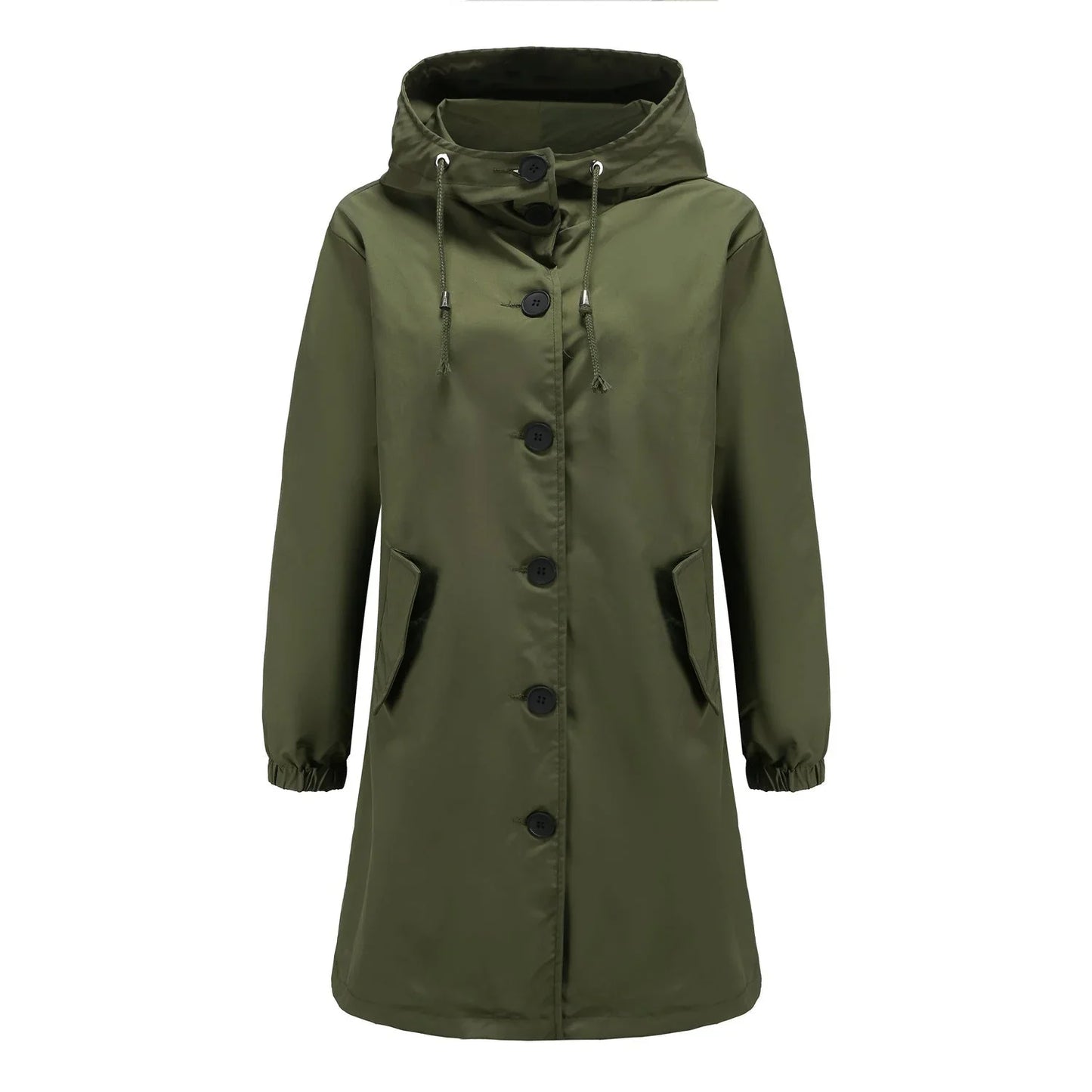 Women's Waterproof Hooded Rain Jacket for Outdoor Activities