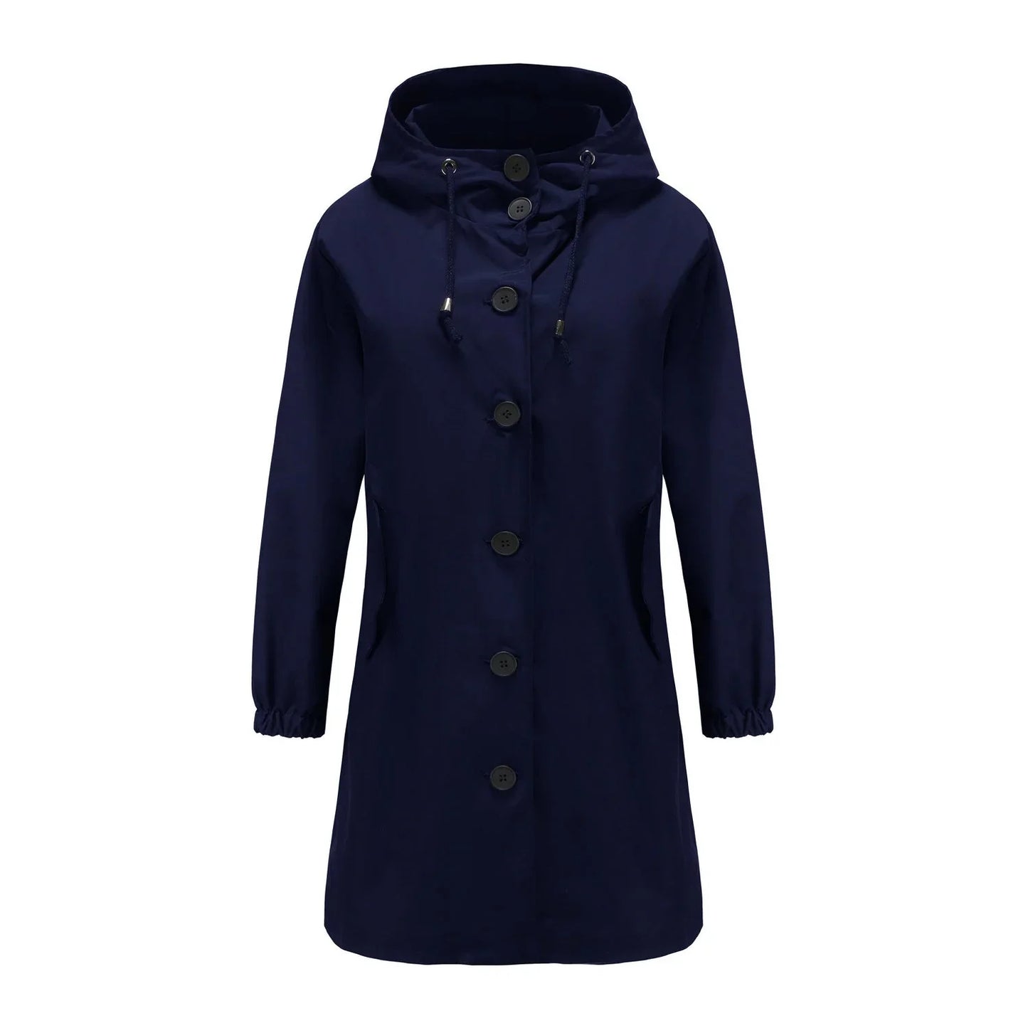 Women's Waterproof Hooded Rain Jacket for Outdoor Activities