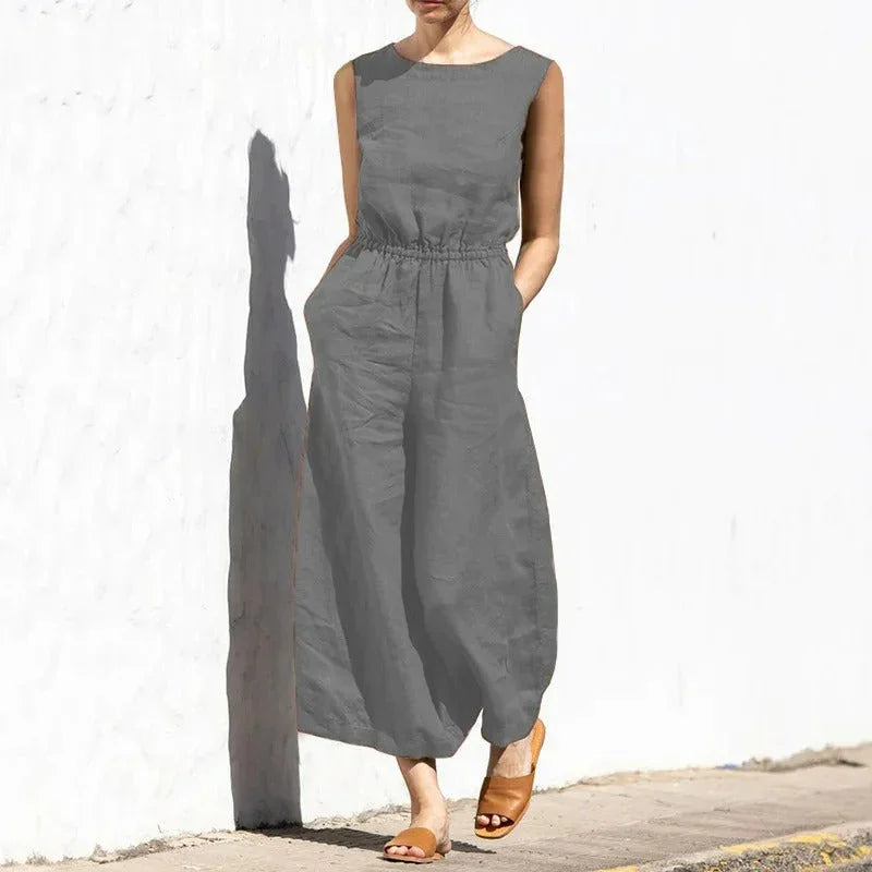 Women's Sleeveless Jumpsuit Lightweight Comfortable