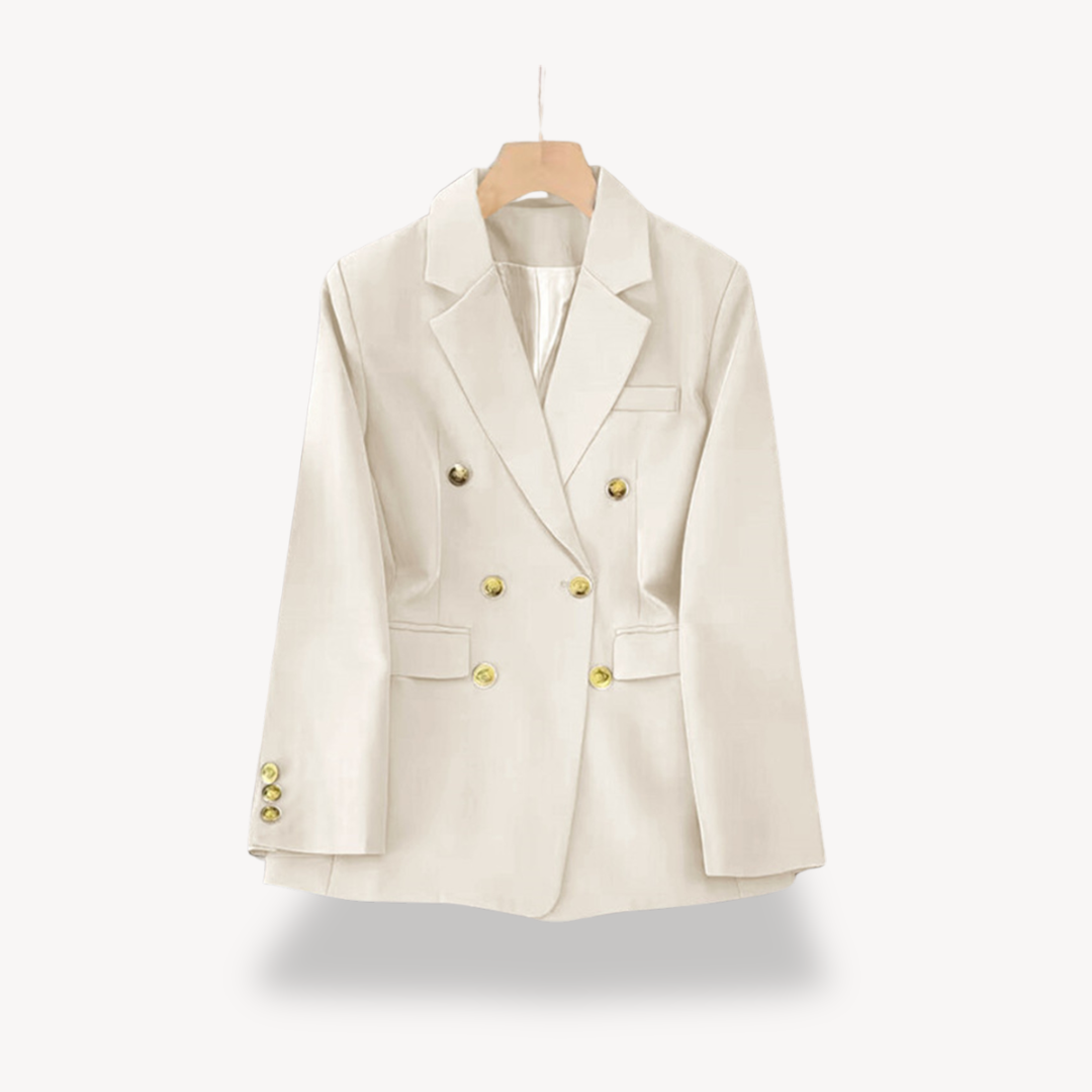 Women's Double-Breasted Blazer Classic Style