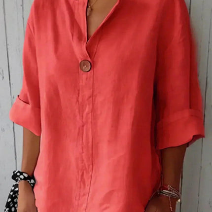 Women's V-Neck Casual Blouse