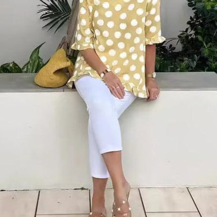Women's Vintage Retro Print Top