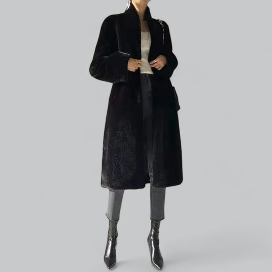 Women's Faux Fur Long Coat Luxury