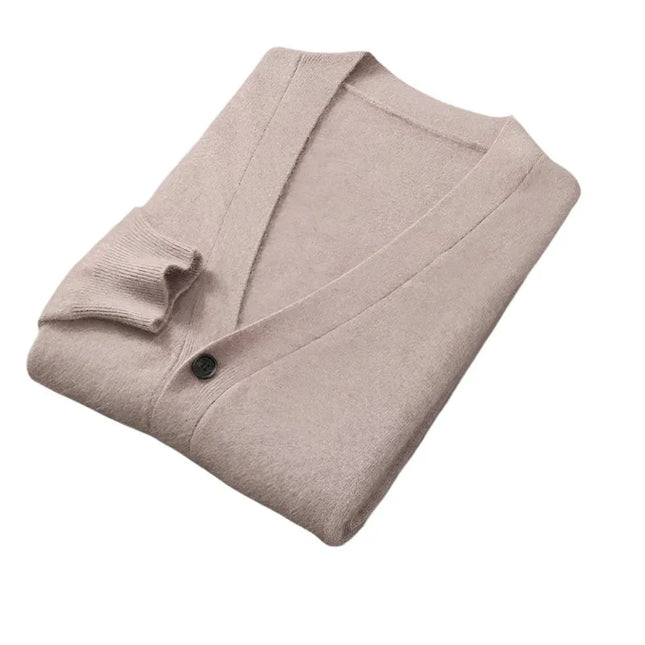 Men’s Cashmere Cardigan 100% Wool